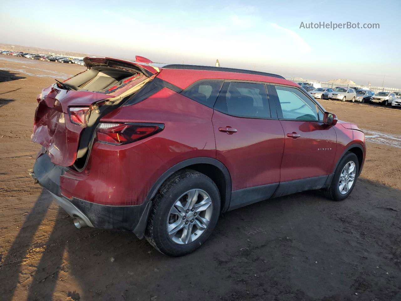 2019 Chevrolet Blazer 2lt Maroon vin: 3GNKBGRS5KS621480