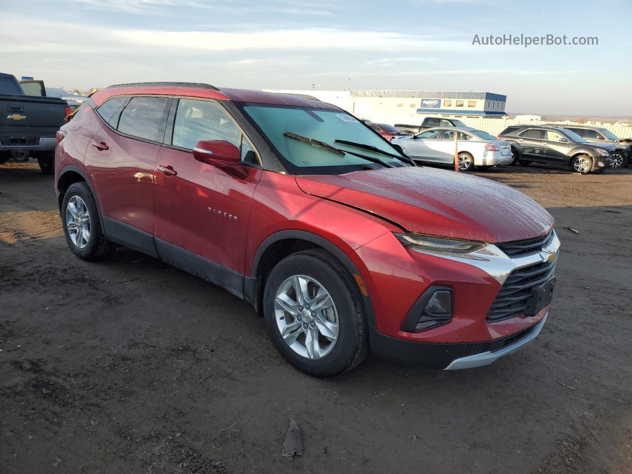 2019 Chevrolet Blazer 2lt Maroon vin: 3GNKBGRS5KS621480