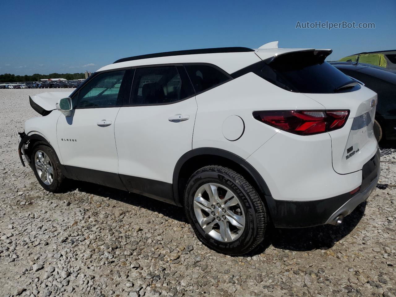 2019 Chevrolet Blazer 2lt White vin: 3GNKBGRS7KS588479