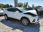 2019 Chevrolet Blazer 2lt White vin: 3GNKBGRS7KS588479