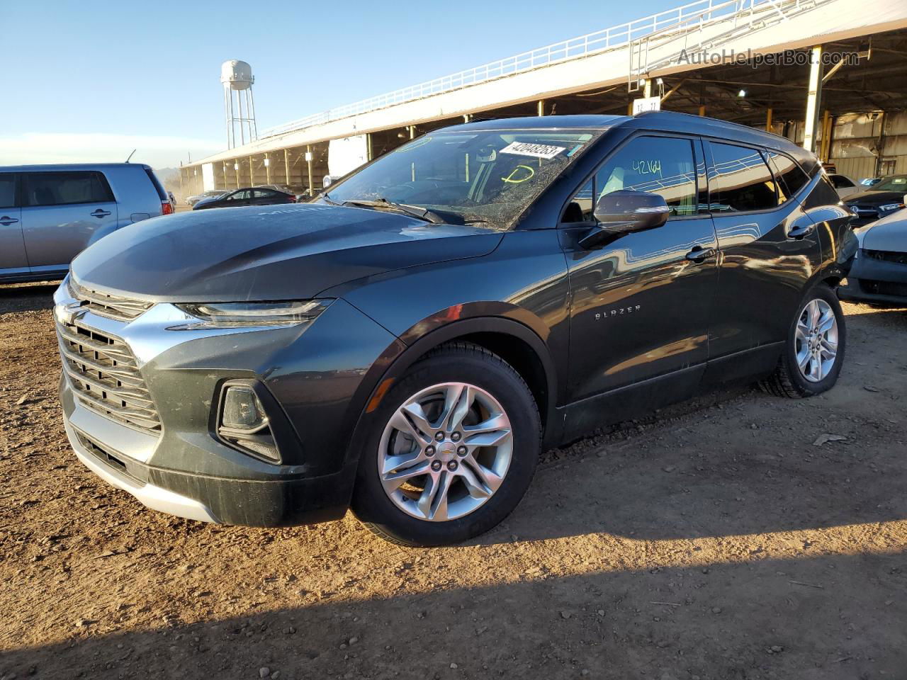 2019 Chevrolet Blazer 2lt Gray vin: 3GNKBGRS7KS596596