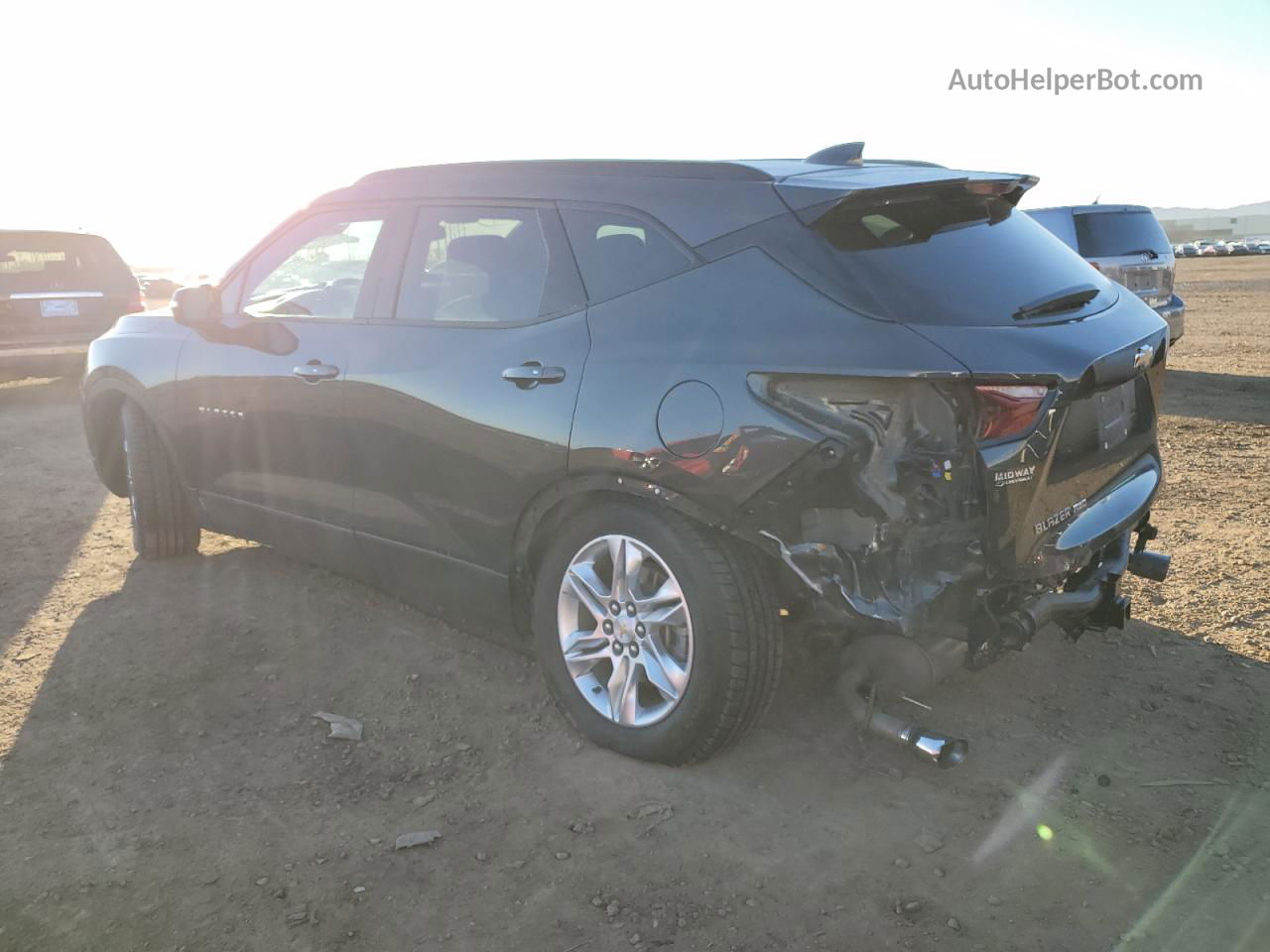 2019 Chevrolet Blazer 2lt Gray vin: 3GNKBGRS7KS596596