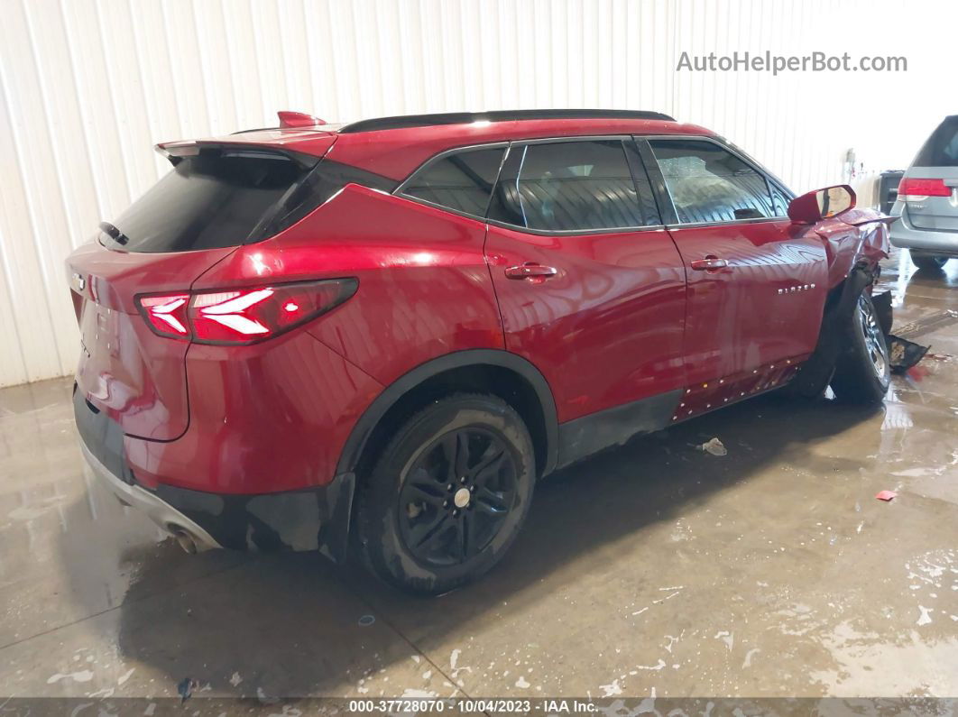 2019 Chevrolet Blazer Burgundy vin: 3GNKBGRS7KS702643