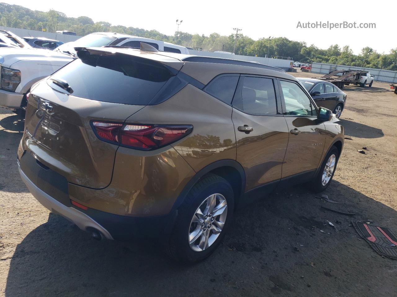 2019 Chevrolet Blazer 2lt Gold vin: 3GNKBGRSXKS602777