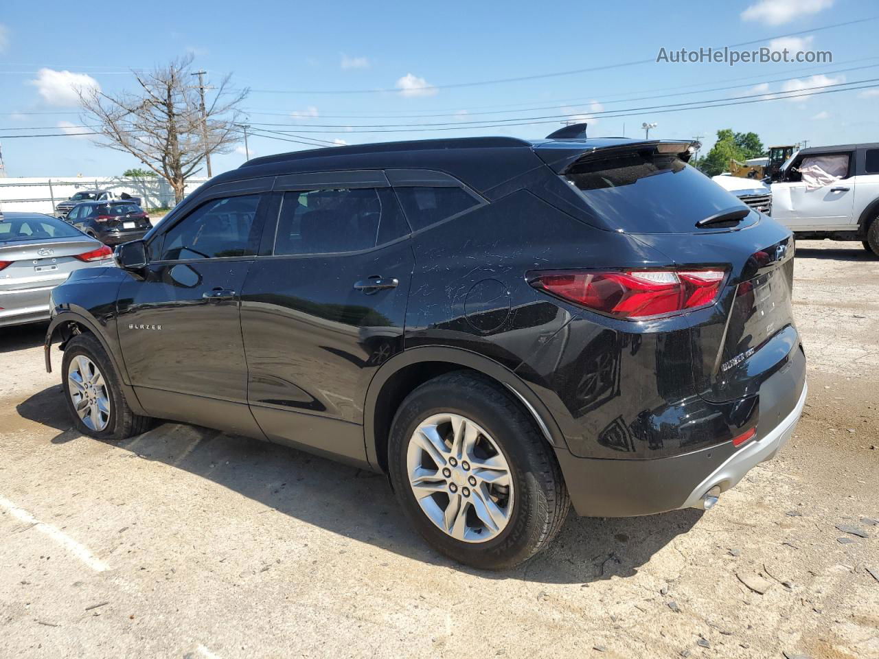 2019 Chevrolet Blazer 2lt Black vin: 3GNKBGRSXKS660050