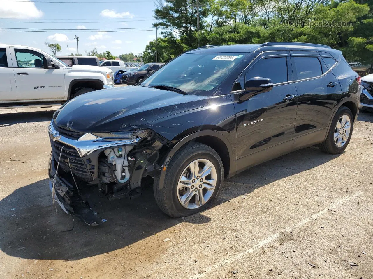 2019 Chevrolet Blazer 2lt Black vin: 3GNKBGRSXKS660050