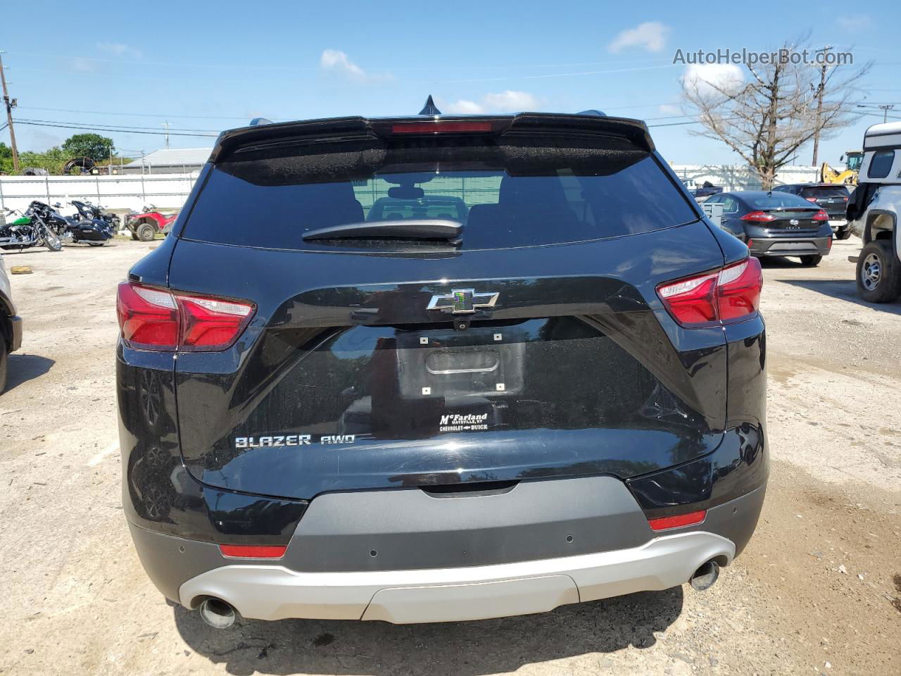 2019 Chevrolet Blazer 2lt Black vin: 3GNKBGRSXKS660050