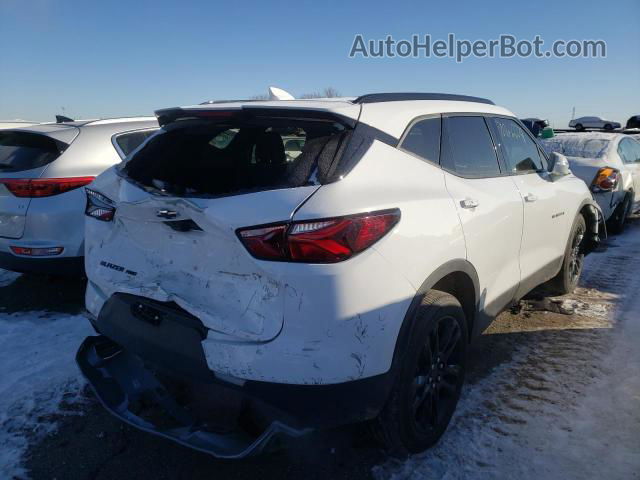 2019 Chevrolet Blazer 3lt White vin: 3GNKBHRS0KS665926