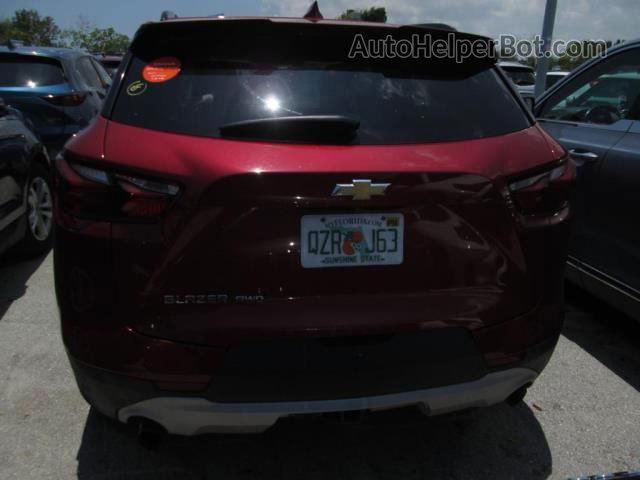 2020 Chevrolet Blazer Lt Red vin: 3GNKBHRS0LS538160