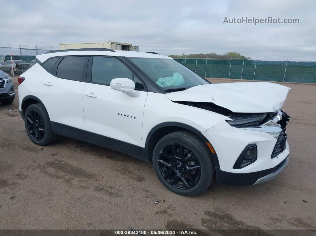 2020 Chevrolet Blazer Awd 2lt White vin: 3GNKBHRS0LS705214