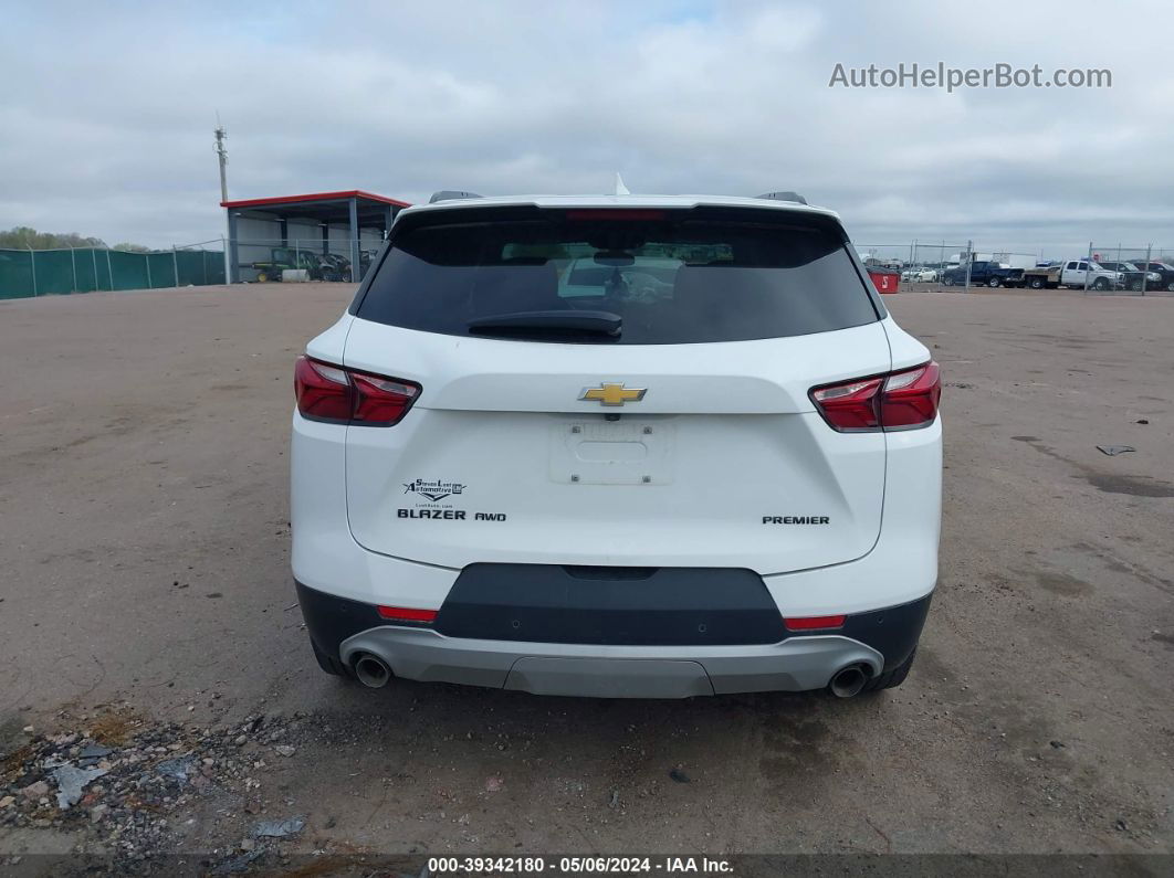 2020 Chevrolet Blazer Awd 2lt White vin: 3GNKBHRS0LS705214