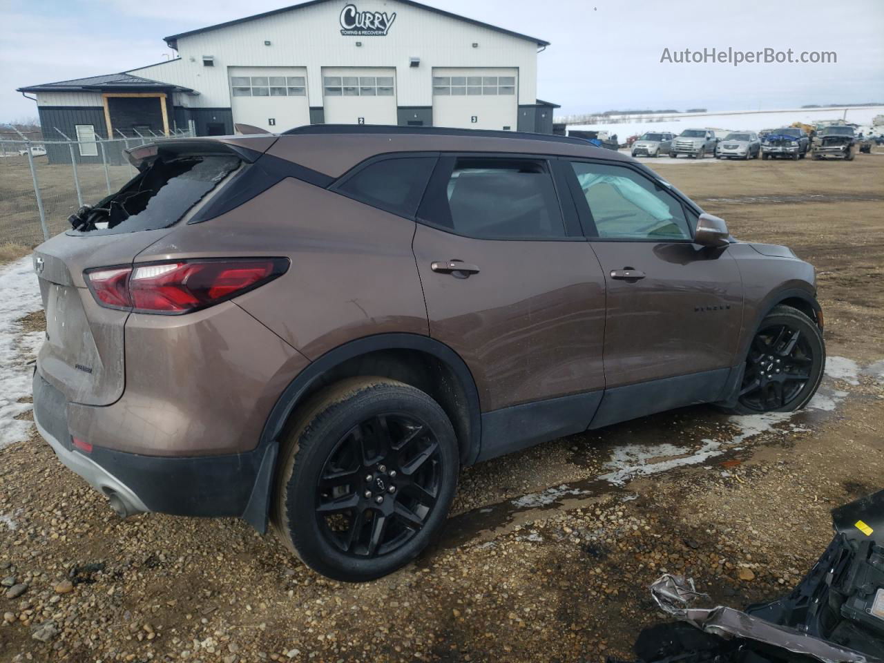 2019 Chevrolet Blazer 3lt Brown vin: 3GNKBHRS3KS690402