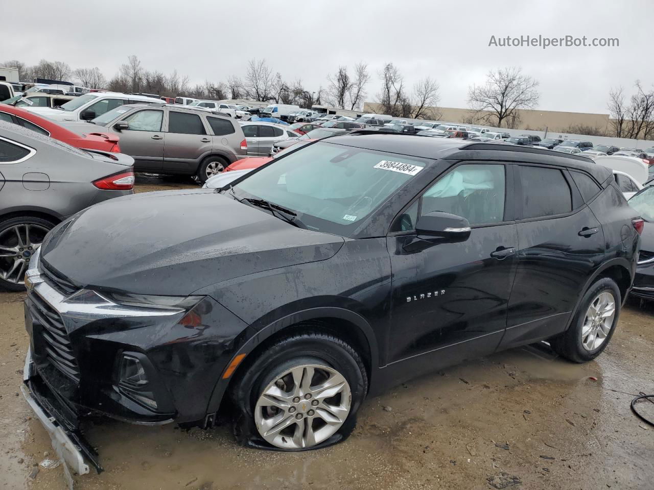 2019 Chevrolet Blazer 3lt Black vin: 3GNKBHRS4KS685001