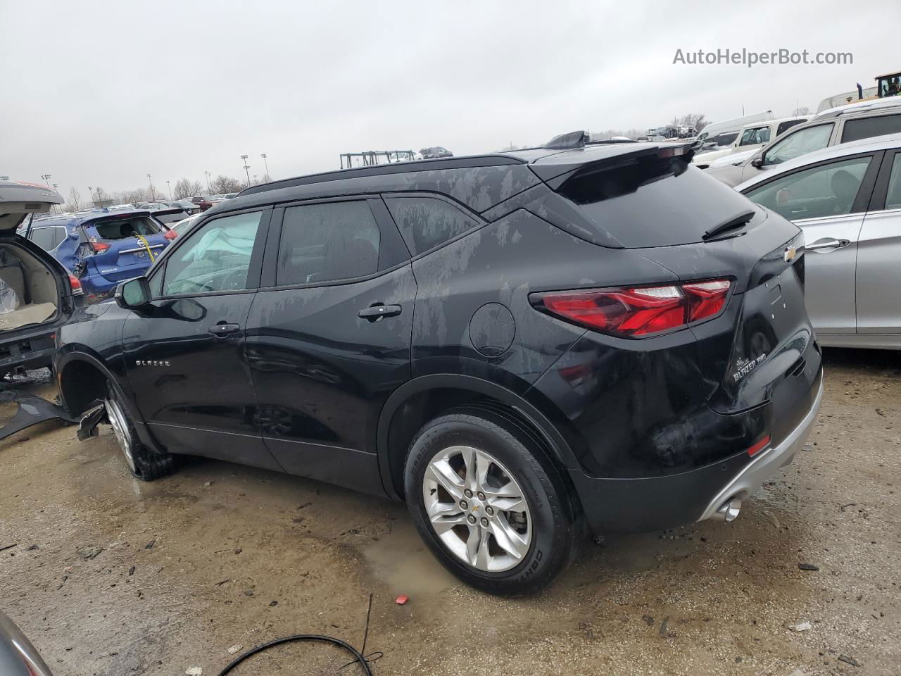 2019 Chevrolet Blazer 3lt Black vin: 3GNKBHRS4KS685001