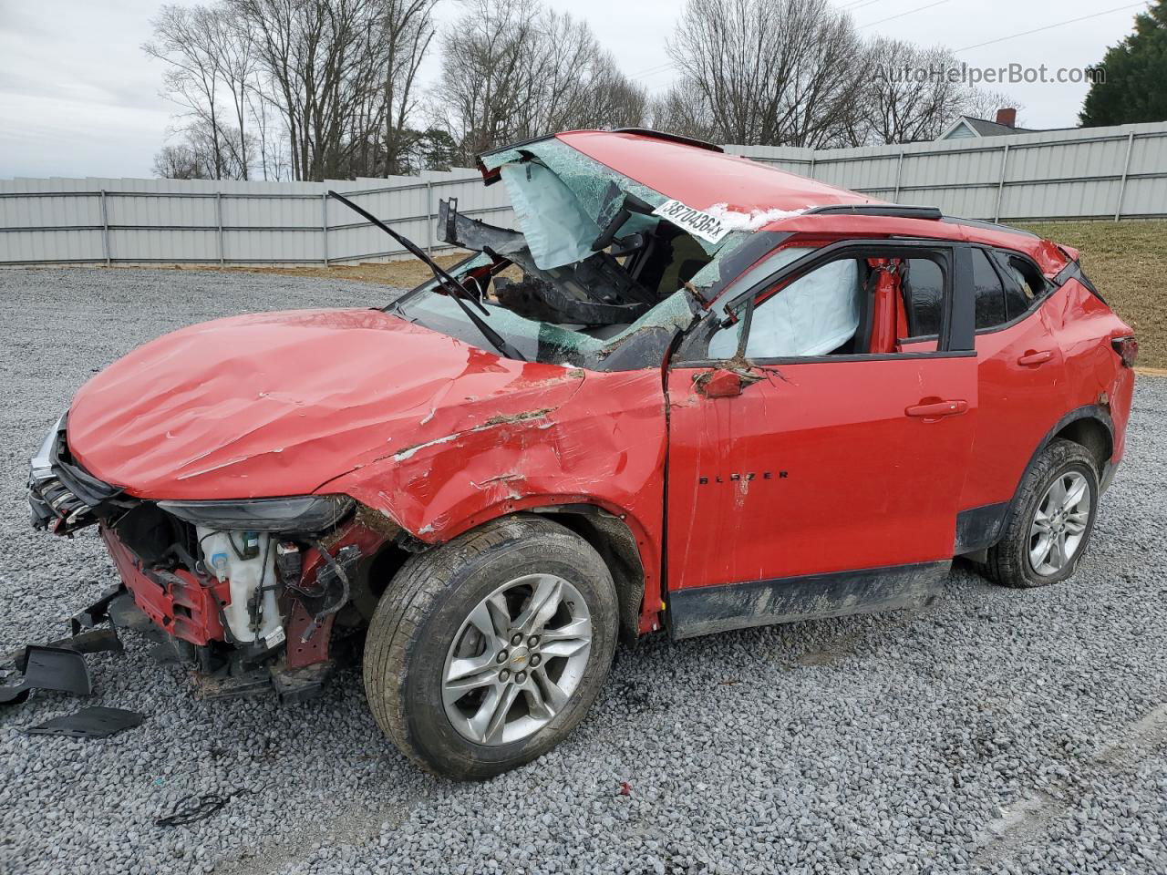 2020 Chevrolet Blazer 2lt Red vin: 3GNKBHRS4LS587331