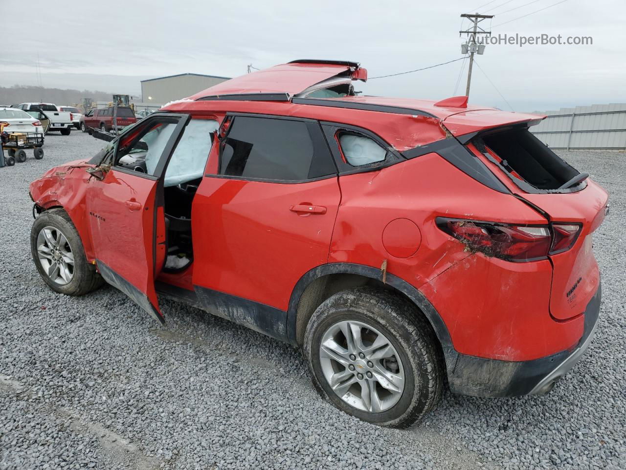 2020 Chevrolet Blazer 2lt Red vin: 3GNKBHRS4LS587331