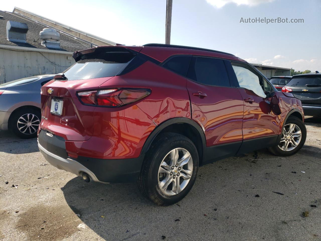 2019 Chevrolet Blazer 3lt Red vin: 3GNKBHRS5KS699019