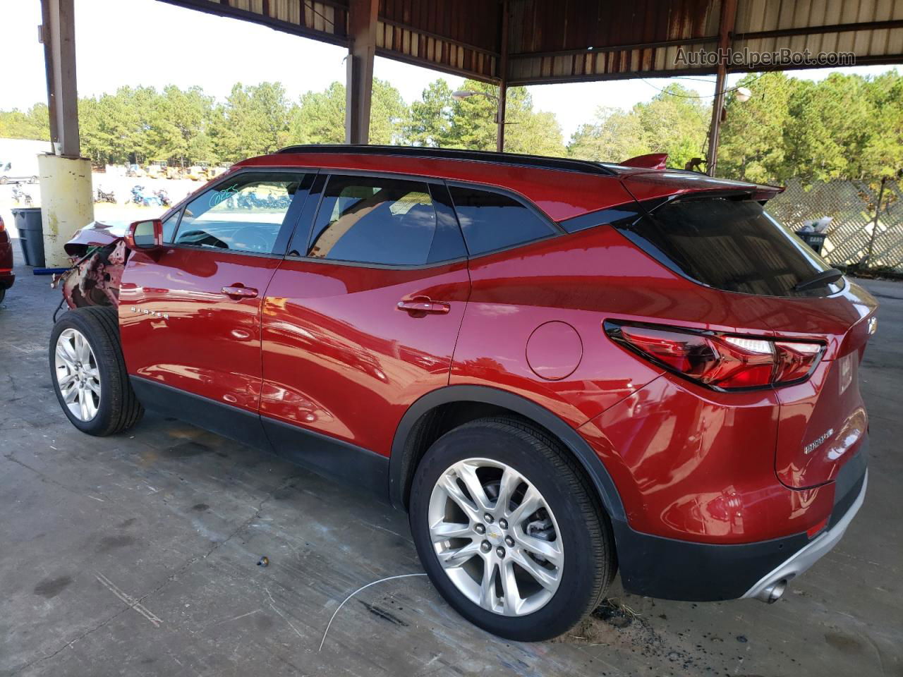 2019 Chevrolet Blazer 3lt Red vin: 3GNKBHRS6KS689941