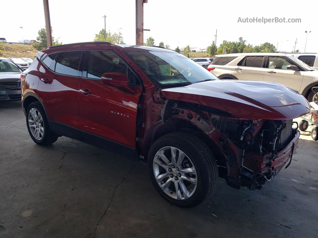 2019 Chevrolet Blazer 3lt Красный vin: 3GNKBHRS6KS689941