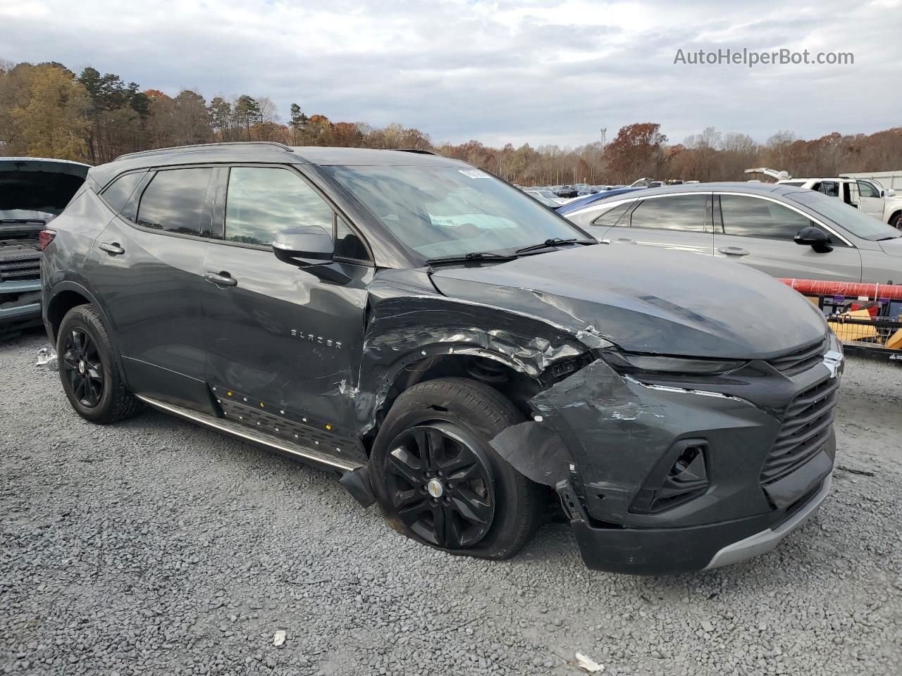 2019 Chevrolet Blazer 3lt Charcoal vin: 3GNKBHRS7KS677524