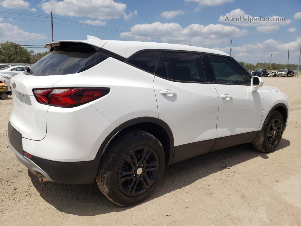 2020 Chevrolet Blazer 2lt White vin: 3GNKBHRS8LS642296