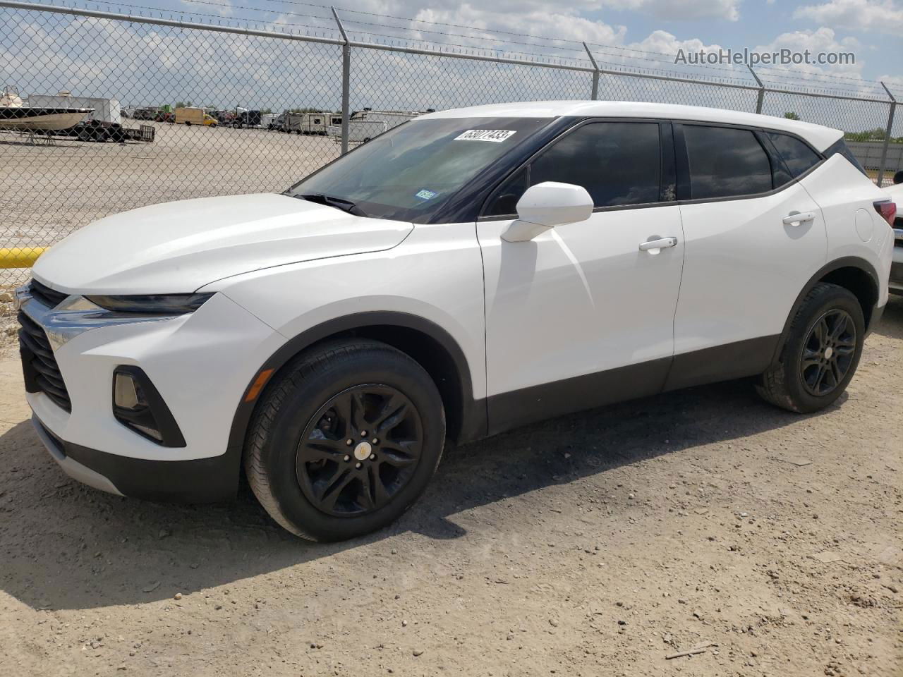 2020 Chevrolet Blazer 2lt White vin: 3GNKBHRS8LS642296