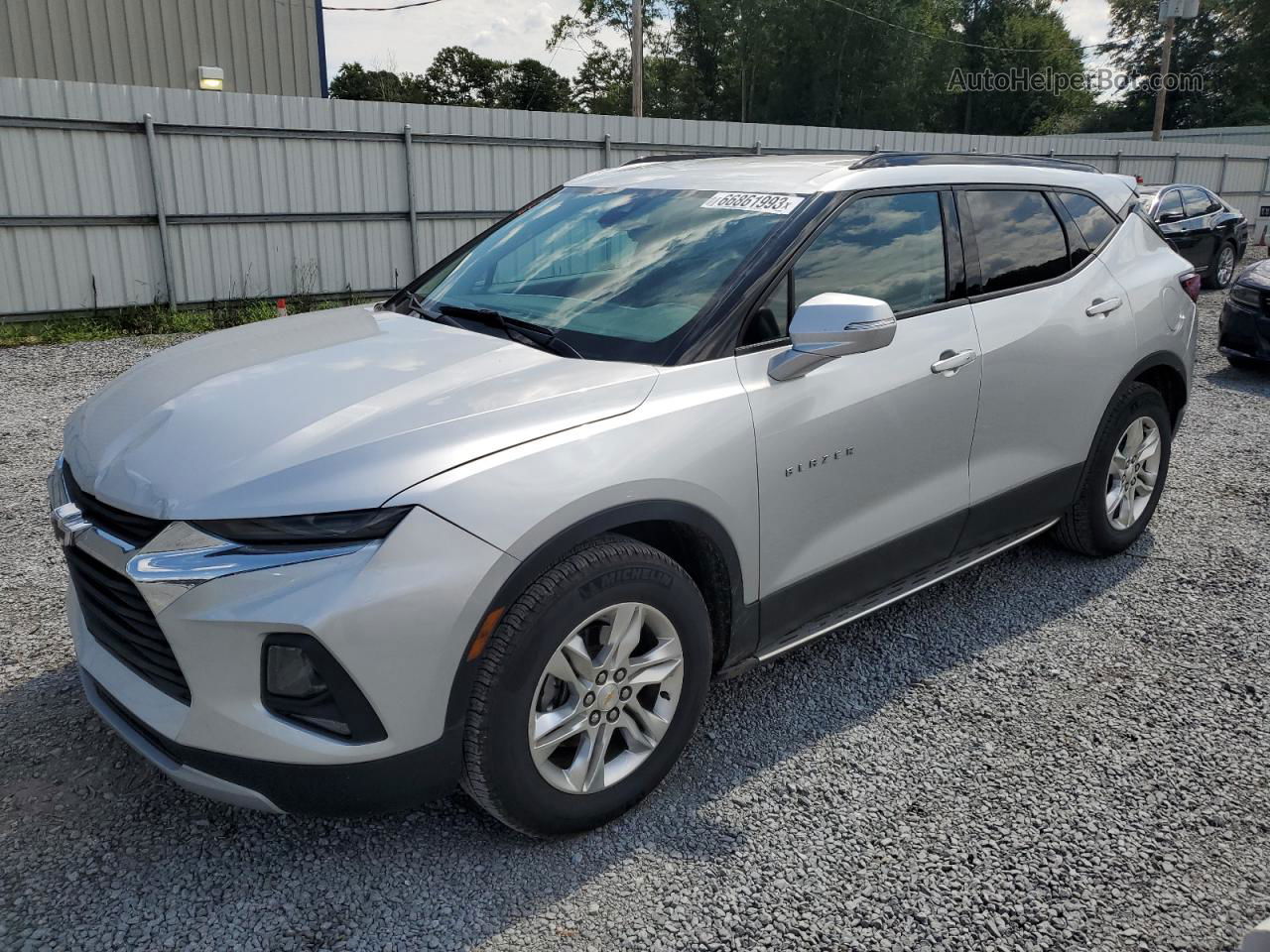 2019 Chevrolet Blazer 3lt White vin: 3GNKBHRSXKS677212