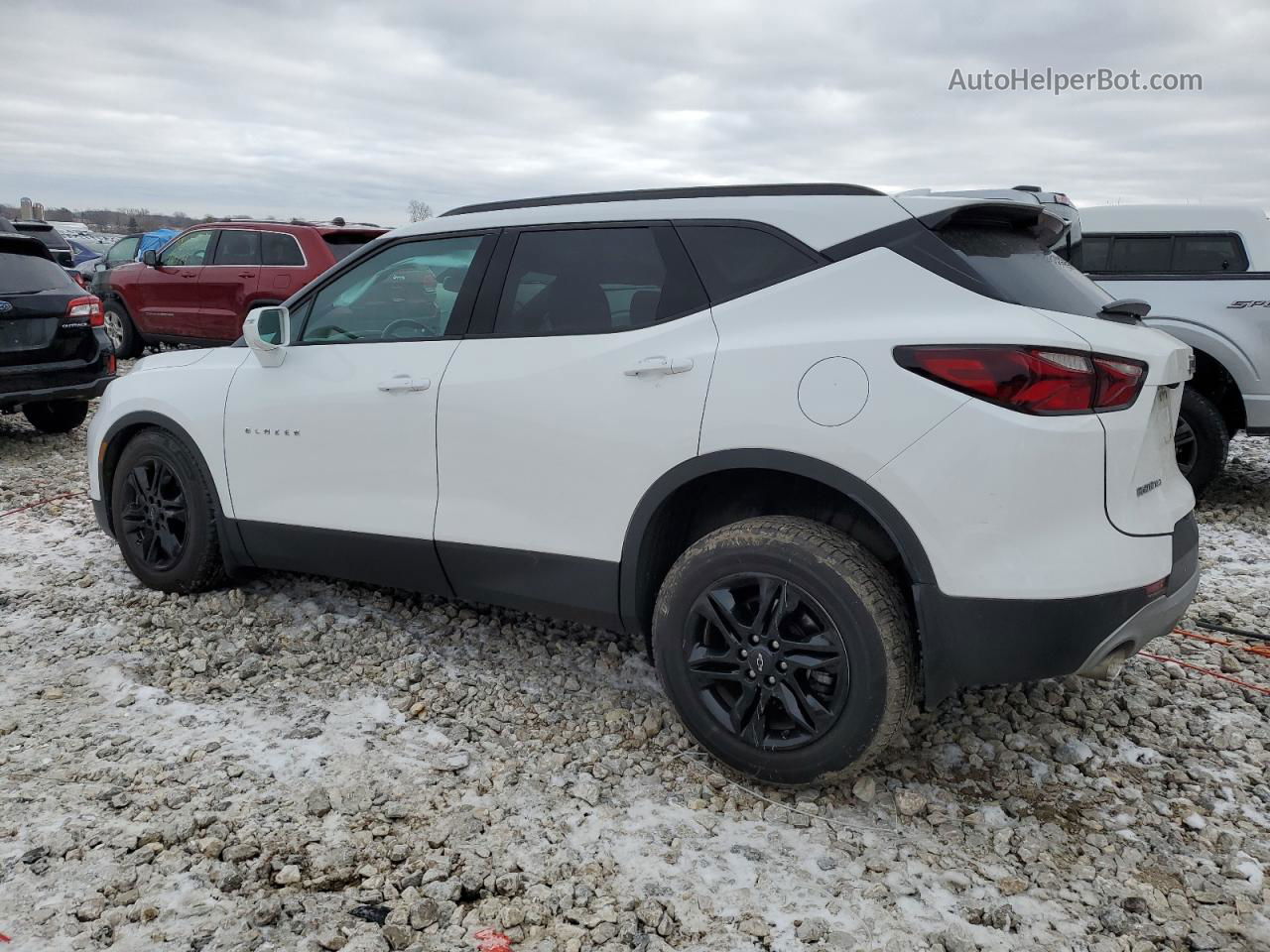 2020 Chevrolet Blazer 2lt White vin: 3GNKBHRSXLS623104