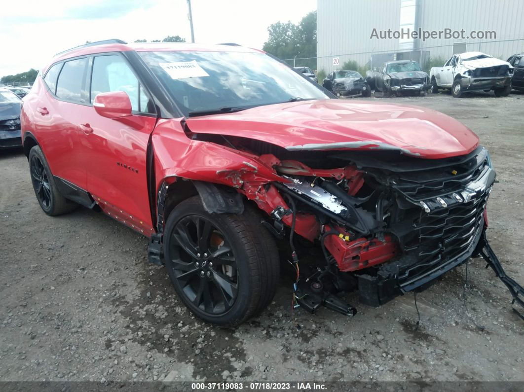 2019 Chevrolet Blazer Rs Red vin: 3GNKBJRS2KS698983