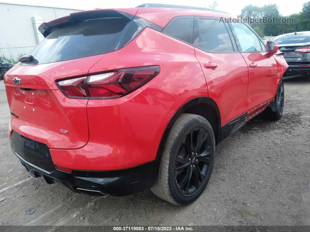 2019 Chevrolet Blazer Rs Red vin: 3GNKBJRS2KS698983