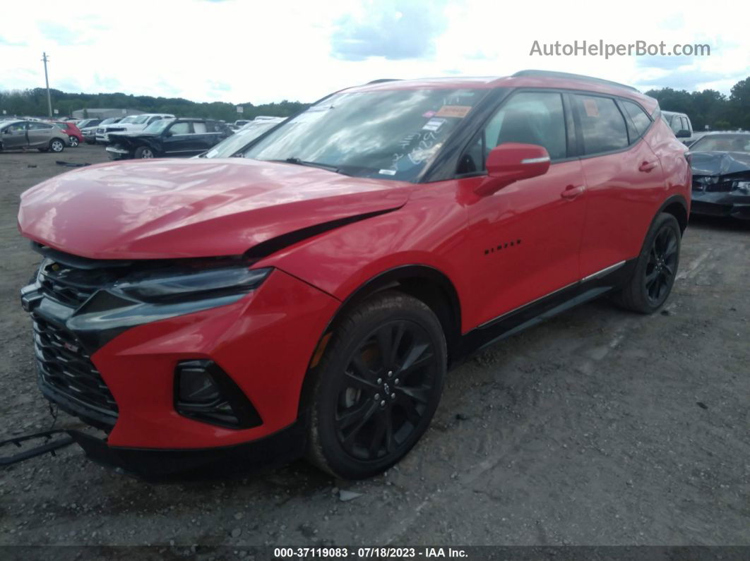 2019 Chevrolet Blazer Rs Red vin: 3GNKBJRS2KS698983