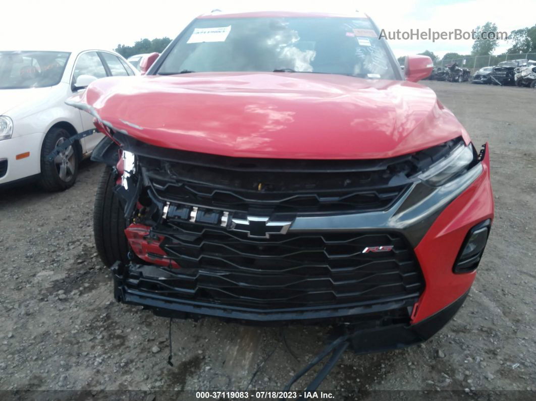 2019 Chevrolet Blazer Rs Red vin: 3GNKBJRS2KS698983