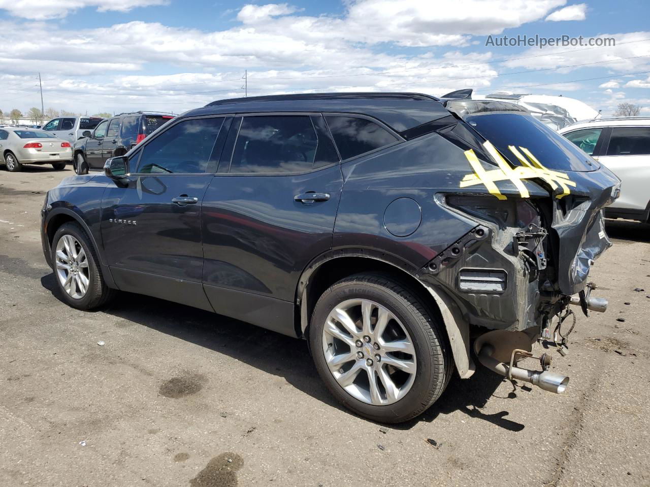 2020 Chevrolet Blazer 3lt Gray vin: 3GNKBJRS2LS559390