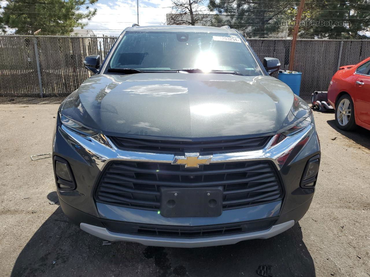 2020 Chevrolet Blazer 3lt Gray vin: 3GNKBJRS2LS559390