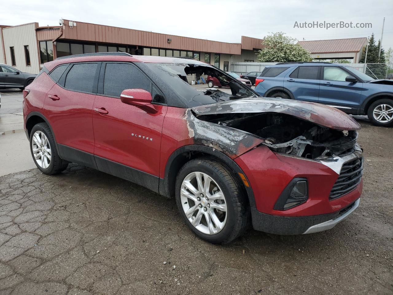 2020 Chevrolet Blazer 3lt Burgundy vin: 3GNKBJRS2LS611164