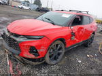 2019 Chevrolet Blazer Rs Red vin: 3GNKBJRS3KS653843