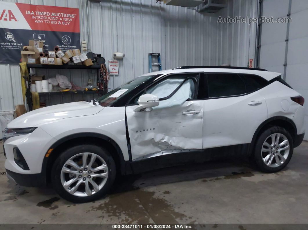 2020 Chevrolet Blazer Awd 3lt White vin: 3GNKBJRS3LS598344