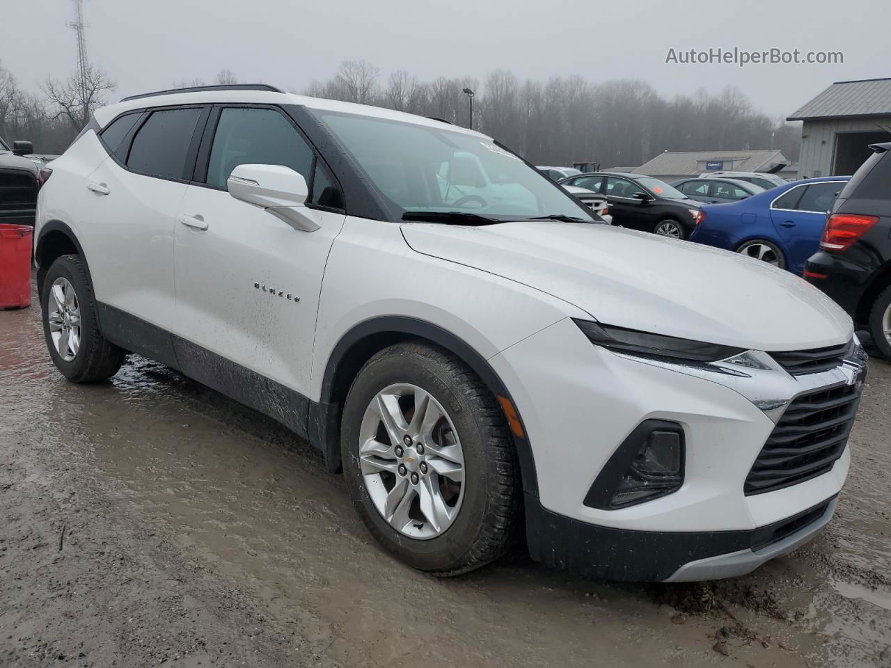 2020 Chevrolet Blazer 3lt White vin: 3GNKBJRS3LS647977