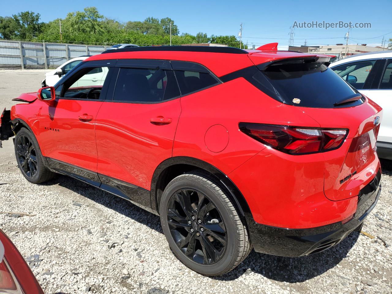 2019 Chevrolet Blazer Rs Красный vin: 3GNKBJRS4KS612394