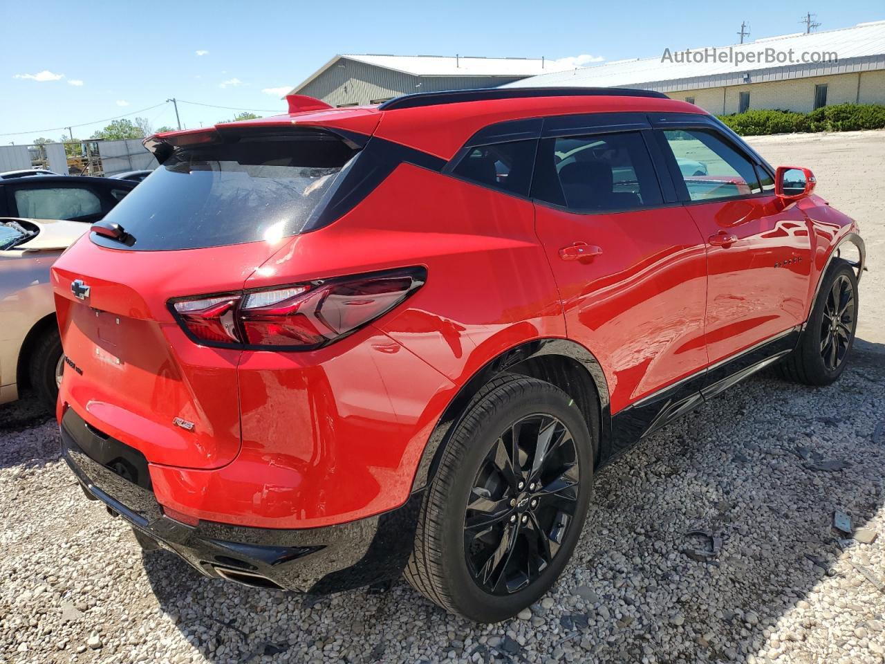 2019 Chevrolet Blazer Rs Red vin: 3GNKBJRS4KS612394