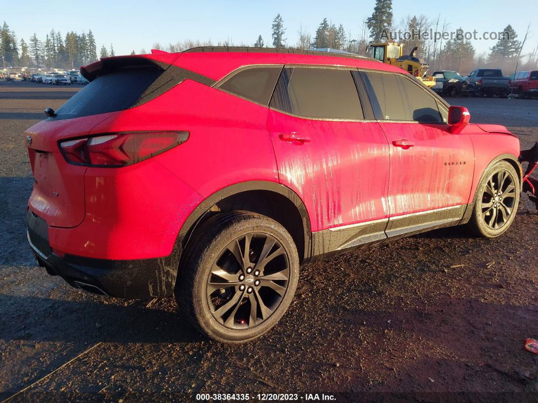 2019 Chevrolet Blazer Rs Red vin: 3GNKBJRS5KS676752