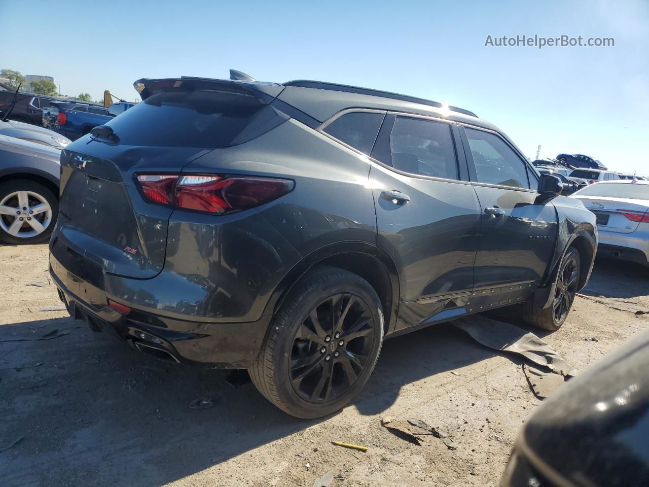 2019 Chevrolet Blazer Rs Gray vin: 3GNKBJRS5KS687007