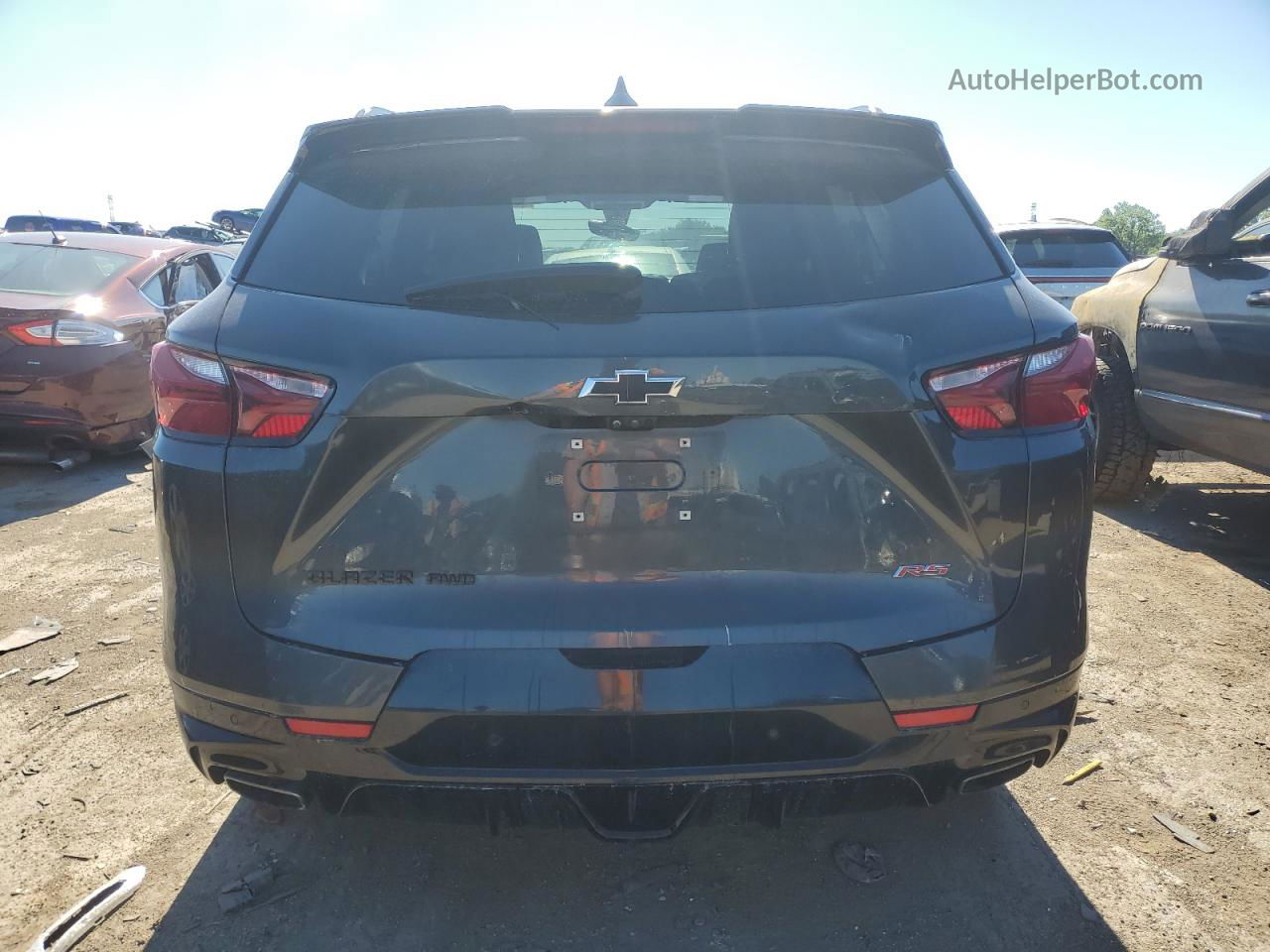 2019 Chevrolet Blazer Rs Gray vin: 3GNKBJRS5KS687007