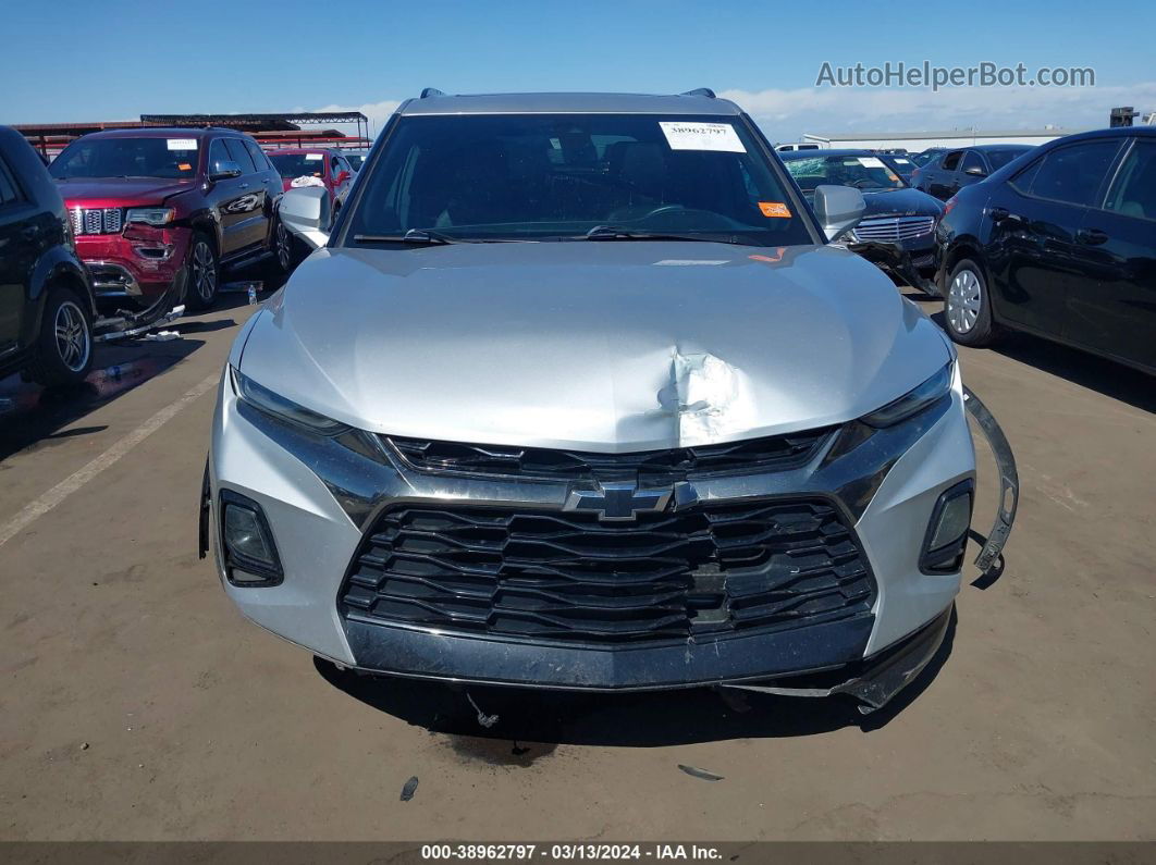 2019 Chevrolet Blazer Rs Silver vin: 3GNKBJRS6KS591225