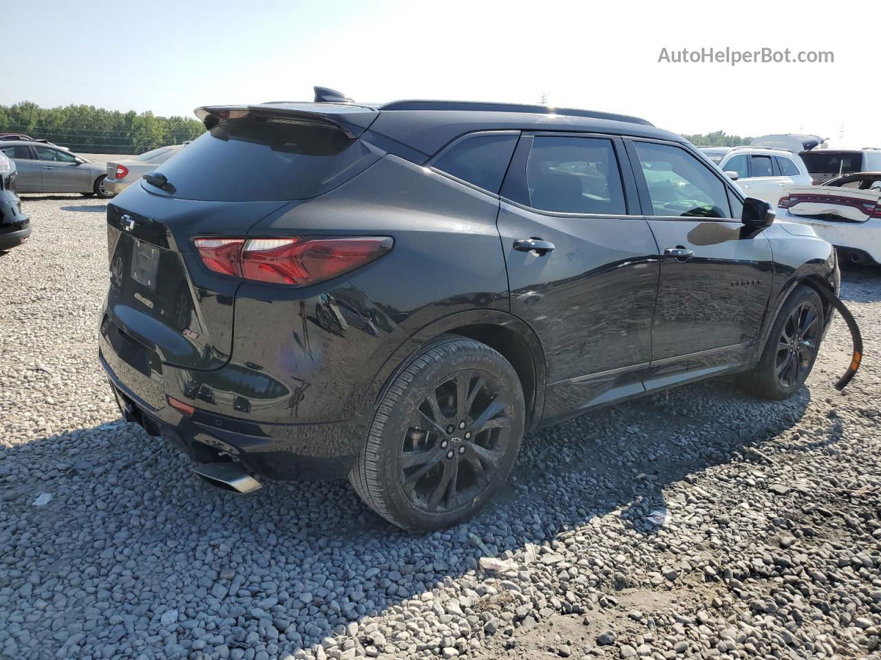 2019 Chevrolet Blazer Rs Black vin: 3GNKBJRS8KS586740