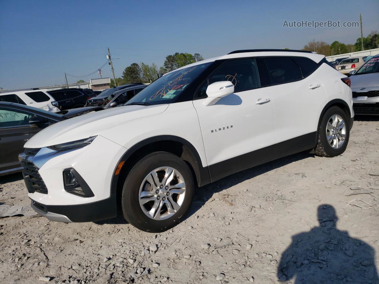 2020 Chevrolet Blazer 3lt Белый vin: 3GNKBJRS8LS641107