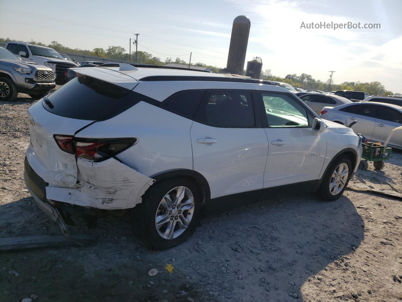 2020 Chevrolet Blazer 3lt White vin: 3GNKBJRS8LS641107