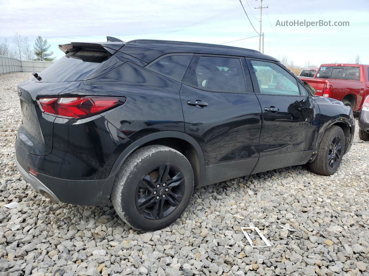 2020 Chevrolet Blazer 3lt Black vin: 3GNKBJRS8LS726755