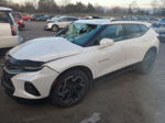 2020 Chevrolet Blazer Rs White vin: 3GNKBKRS0LS649045