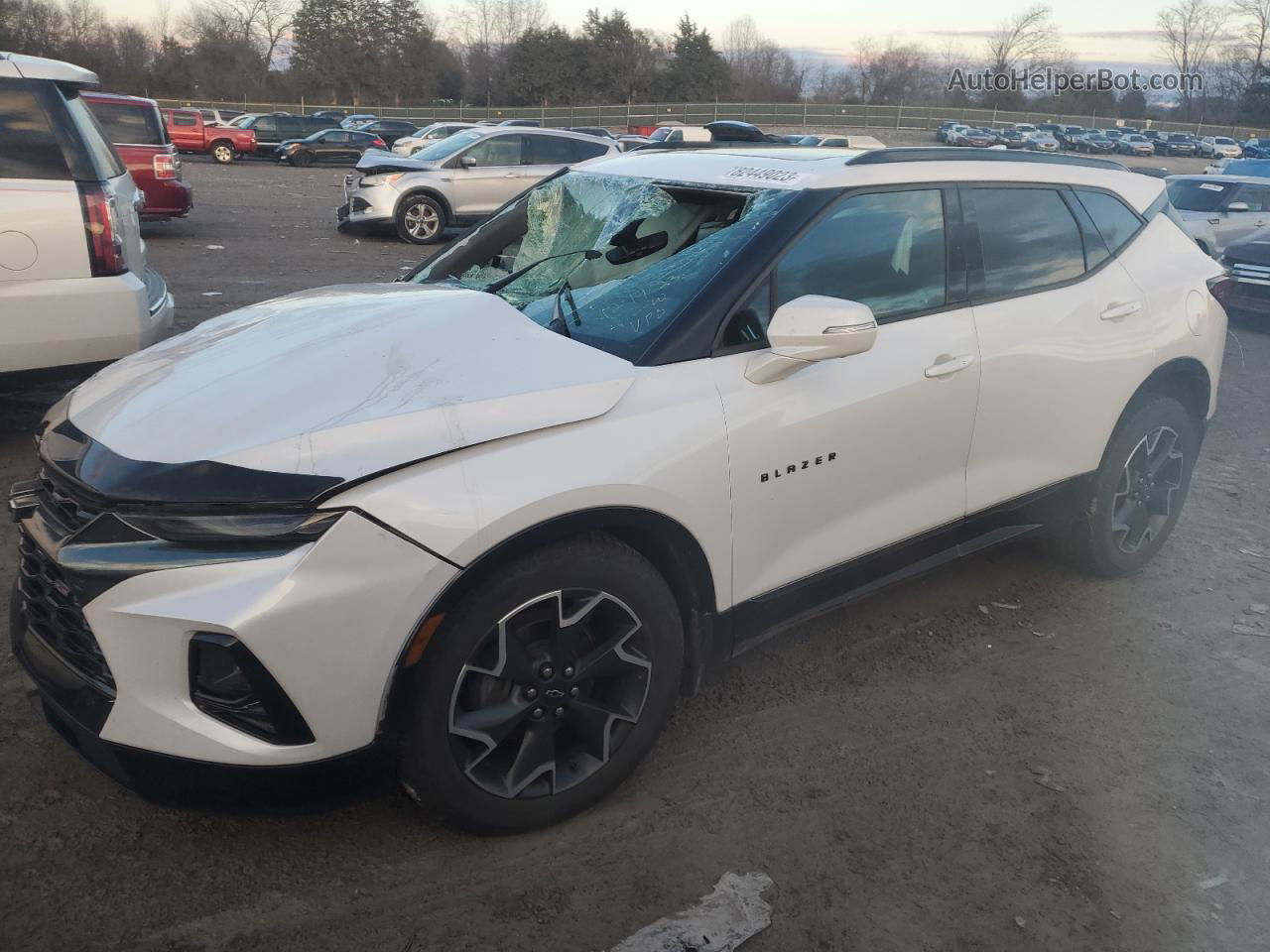 2020 Chevrolet Blazer Rs Белый vin: 3GNKBKRS0LS649045